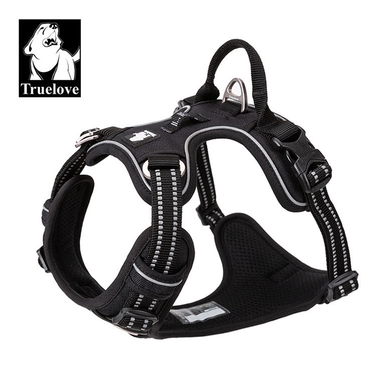 Truelove No-Pull Reflective Dog Harness – Breathable & Padded with Handle