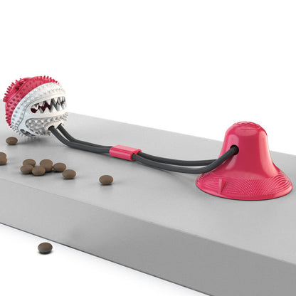 Interactive Suction Cup Tug & Treat Dog Toy