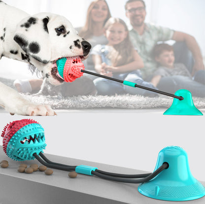 Interactive Suction Cup Tug & Treat Dog Toy