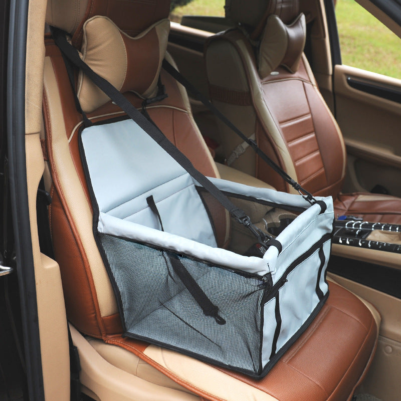 ThePetzStore™ Waterproof Dog Car Travel Seat & Protection Basket