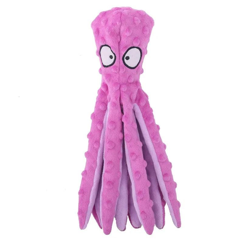 ThePetzStore™ No-Stuffing Audible Octopus Toy
