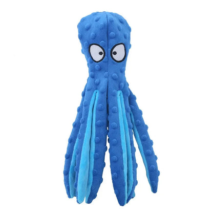 ThePetzStore™ No-Stuffing Audible Octopus Toy