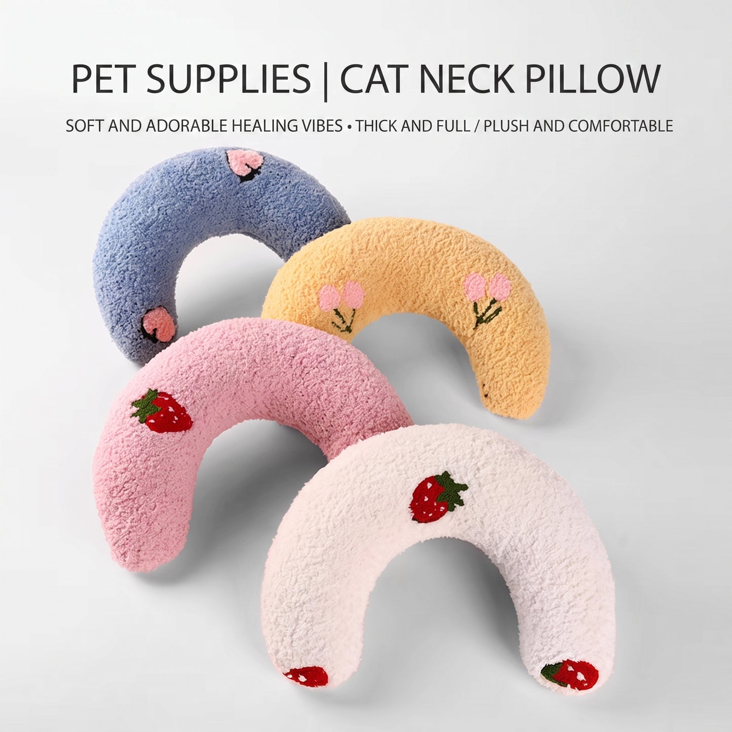 Calming U-Shaped Pet Neck Pillow
