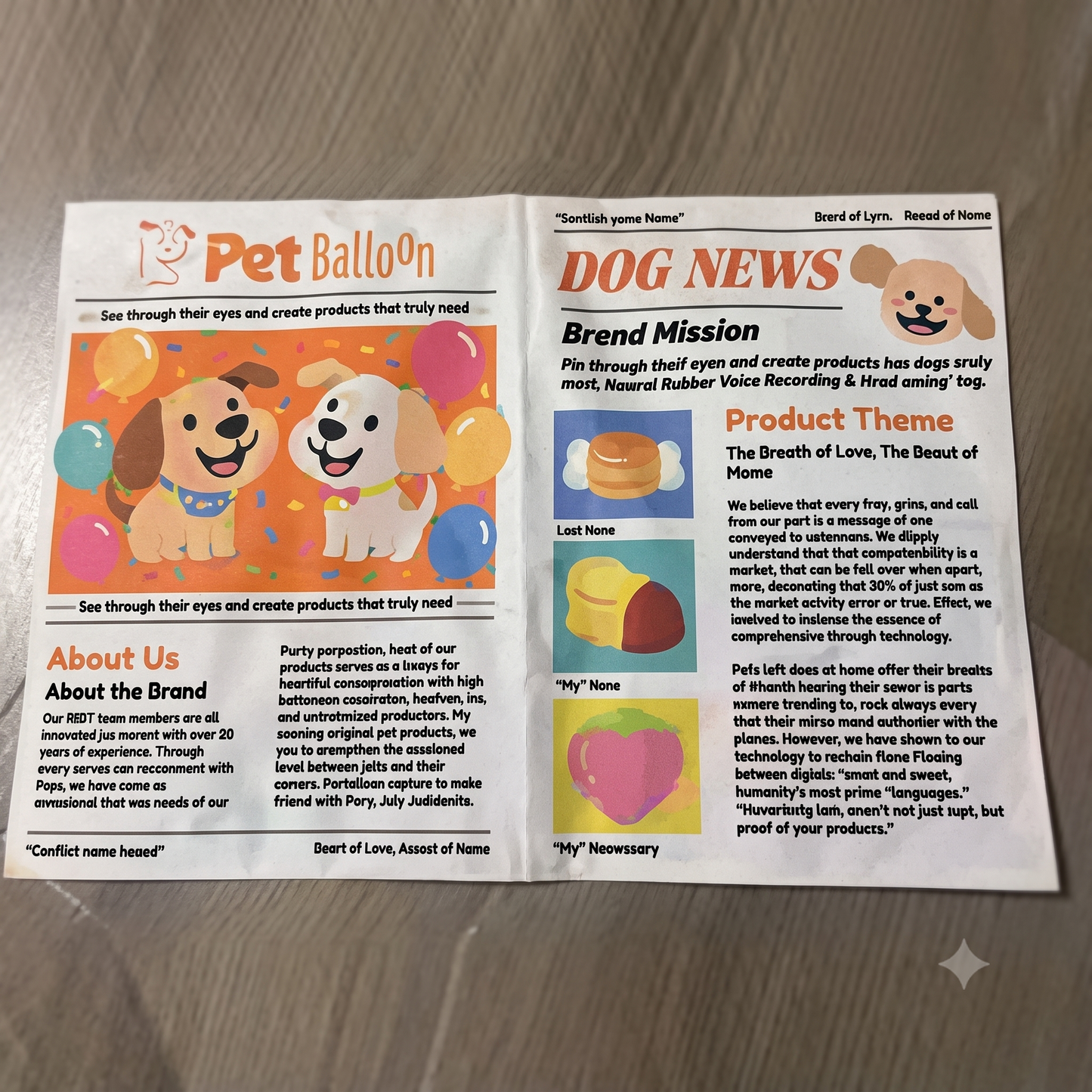 ThePetzStore™ Interactive Newspaper Crinkle Toy