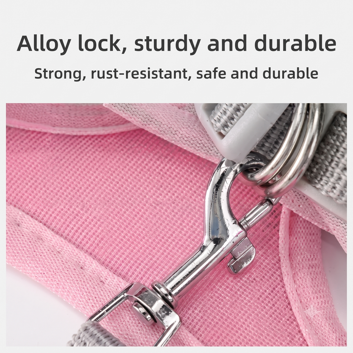 ThePetzStore™ Breathable Soft Mesh Harness & Leash Set