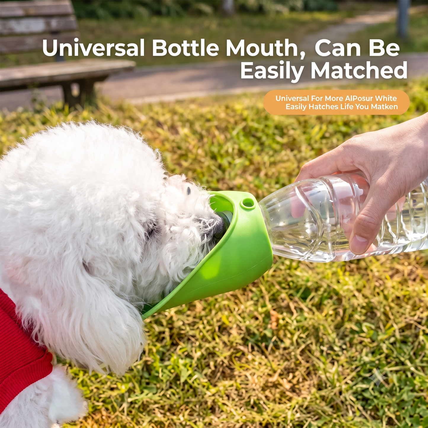 ThePetzStore™ Portable Leaf Silicone Dog Water Bottle