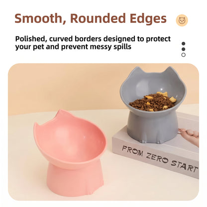 PurrTilt Ergonomic Elevated Pet Feeding Bowl