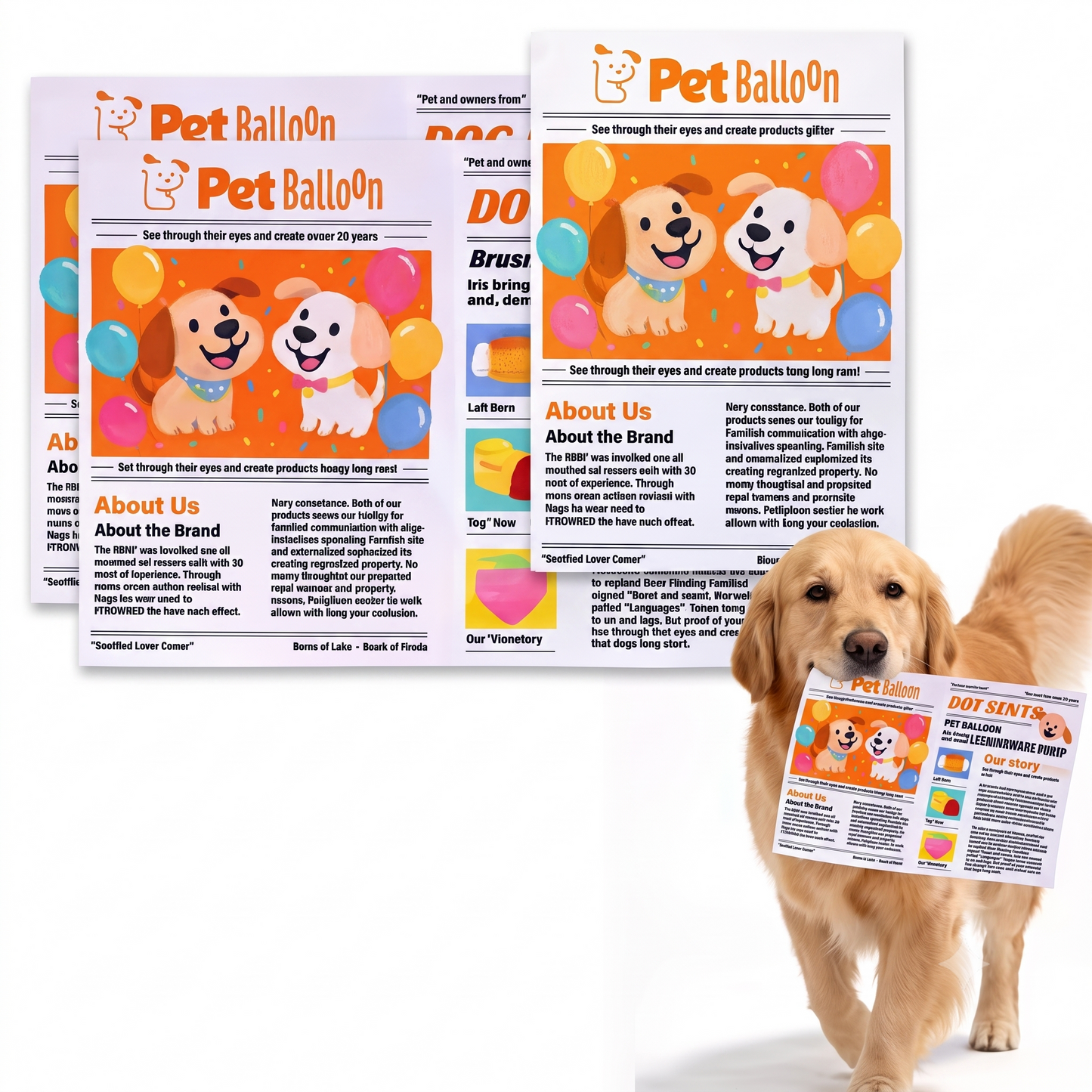 ThePetzStore™ Interactive Newspaper Crinkle Toy