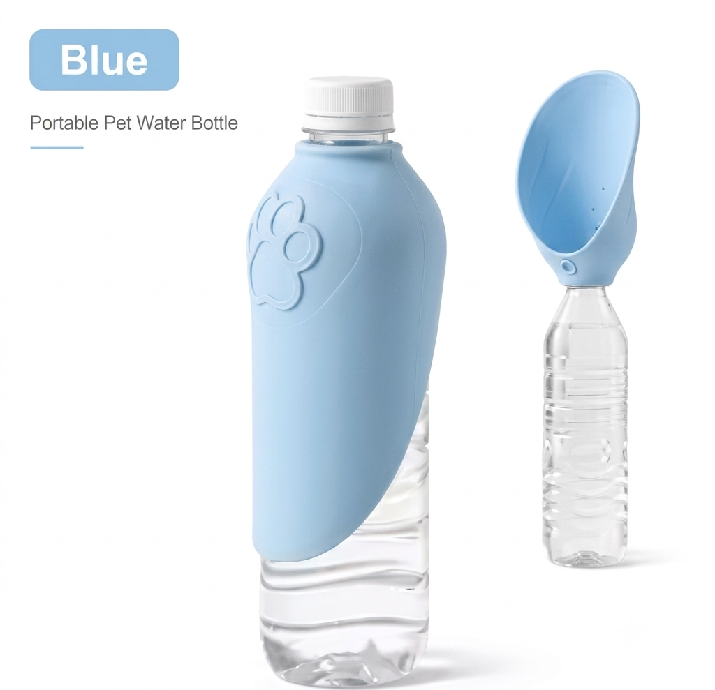 ThePetzStore™ Portable Leaf Silicone Dog Water Bottle