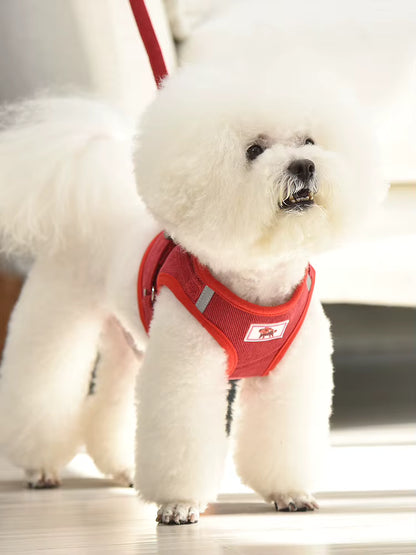 Soft Corduroy Breathable Harness & Leash Set