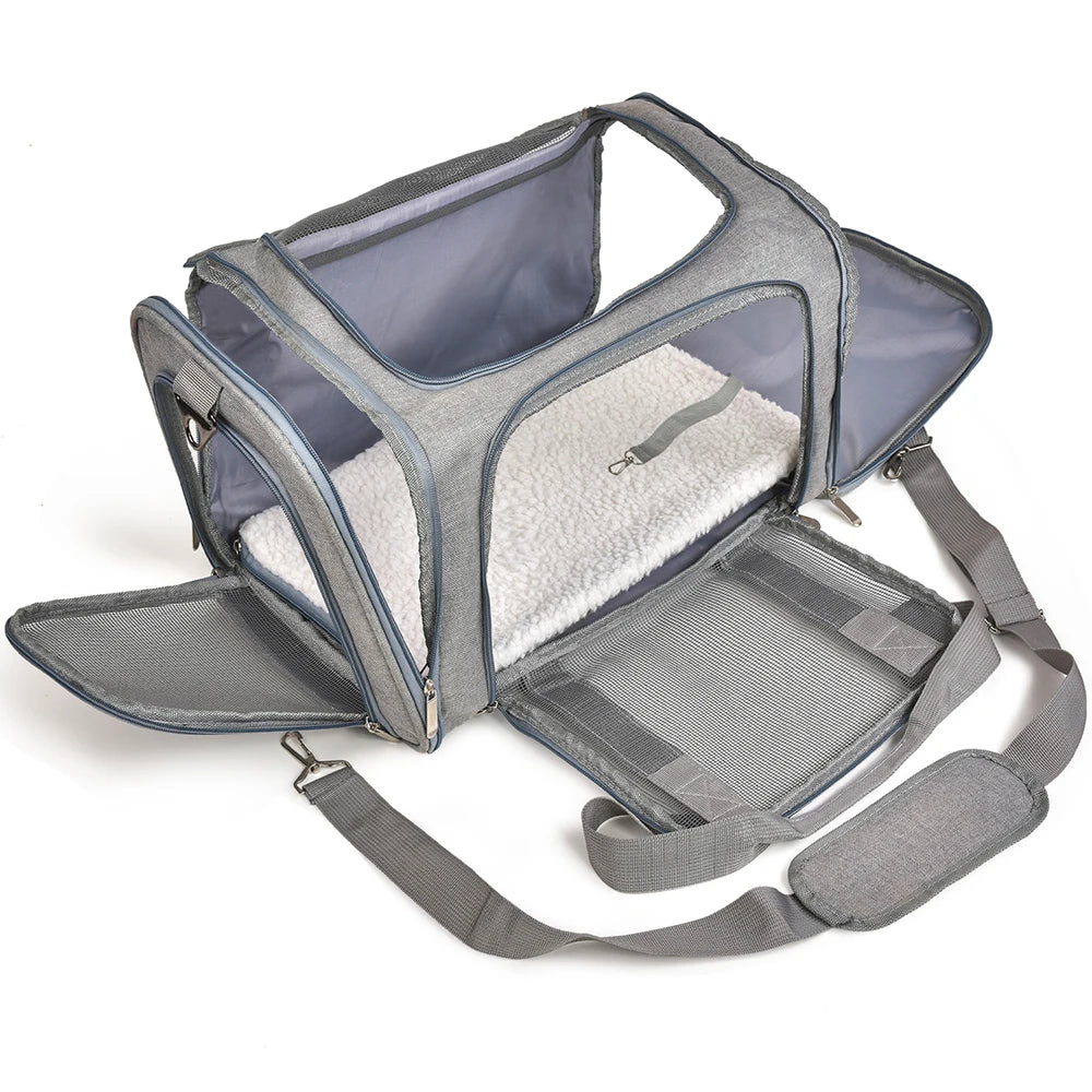ThePetzStore™ Expandable Pet Travel Backpack