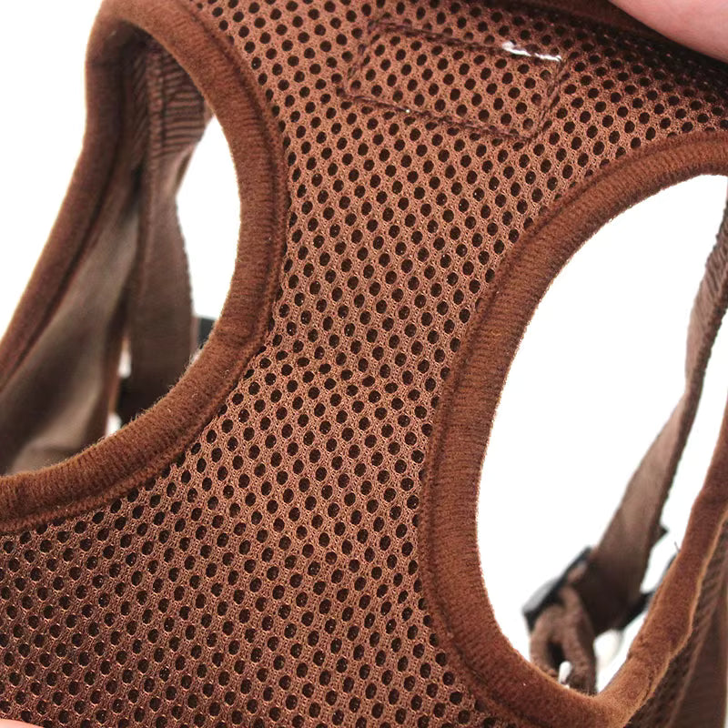 Soft Corduroy Breathable Harness & Leash Set