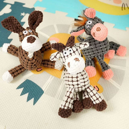 Interactive Cotton Rope Donkey Dog Toy