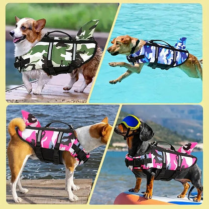 ThePetzStore™ Safety Shark Fin Dog Life Jacket