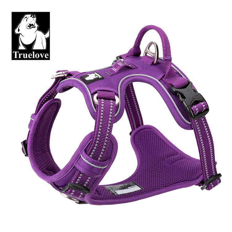Truelove No-Pull Reflective Dog Harness – Breathable & Padded with Handle