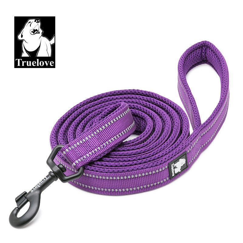 Truelove Soft Padded Mesh Dog Leash – Reflective & Durable