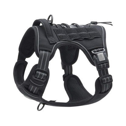 Heavy-Duty Tactical No-Pull Dog Harness with Control Handle