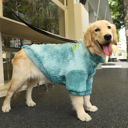 CozyCloud Ultra-Soft Sherpa Fleece Dog Sweater | Warm Winter Pullover