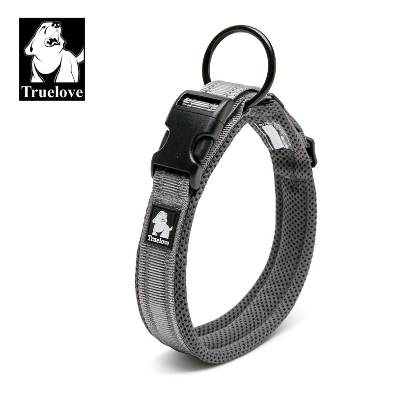 Truelove Soft Mesh Reflective Dog Collar – Breathable & Padded
