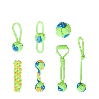 ThePetzStore™ Interactive Cotton Rope Chew Toy Collection