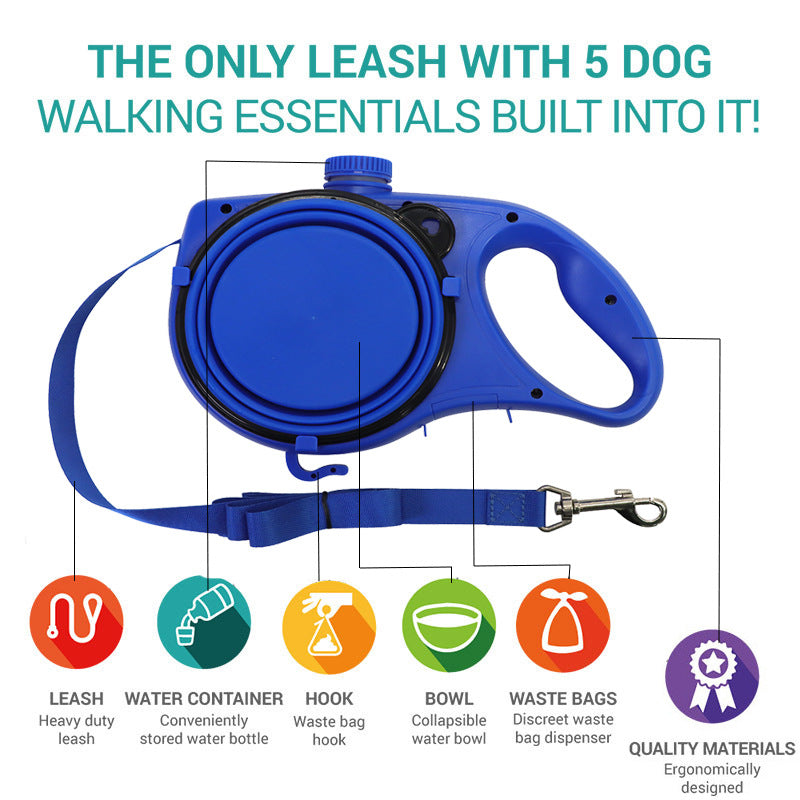 WalkMate 5-in-1 Multifunctional Dog Leash