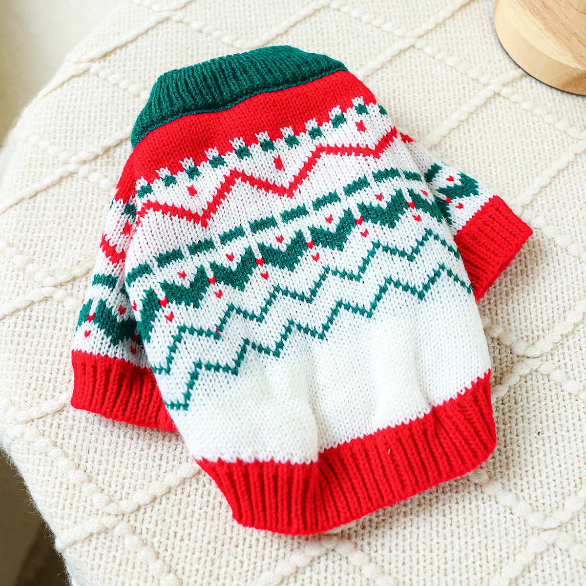 Spooky Pumpkin & Festive Knit Dog Sweater