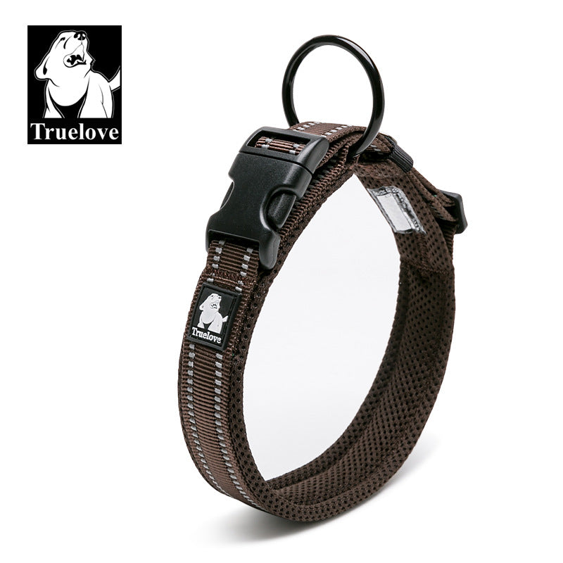 Truelove Soft Mesh Reflective Dog Collar – Breathable & Padded