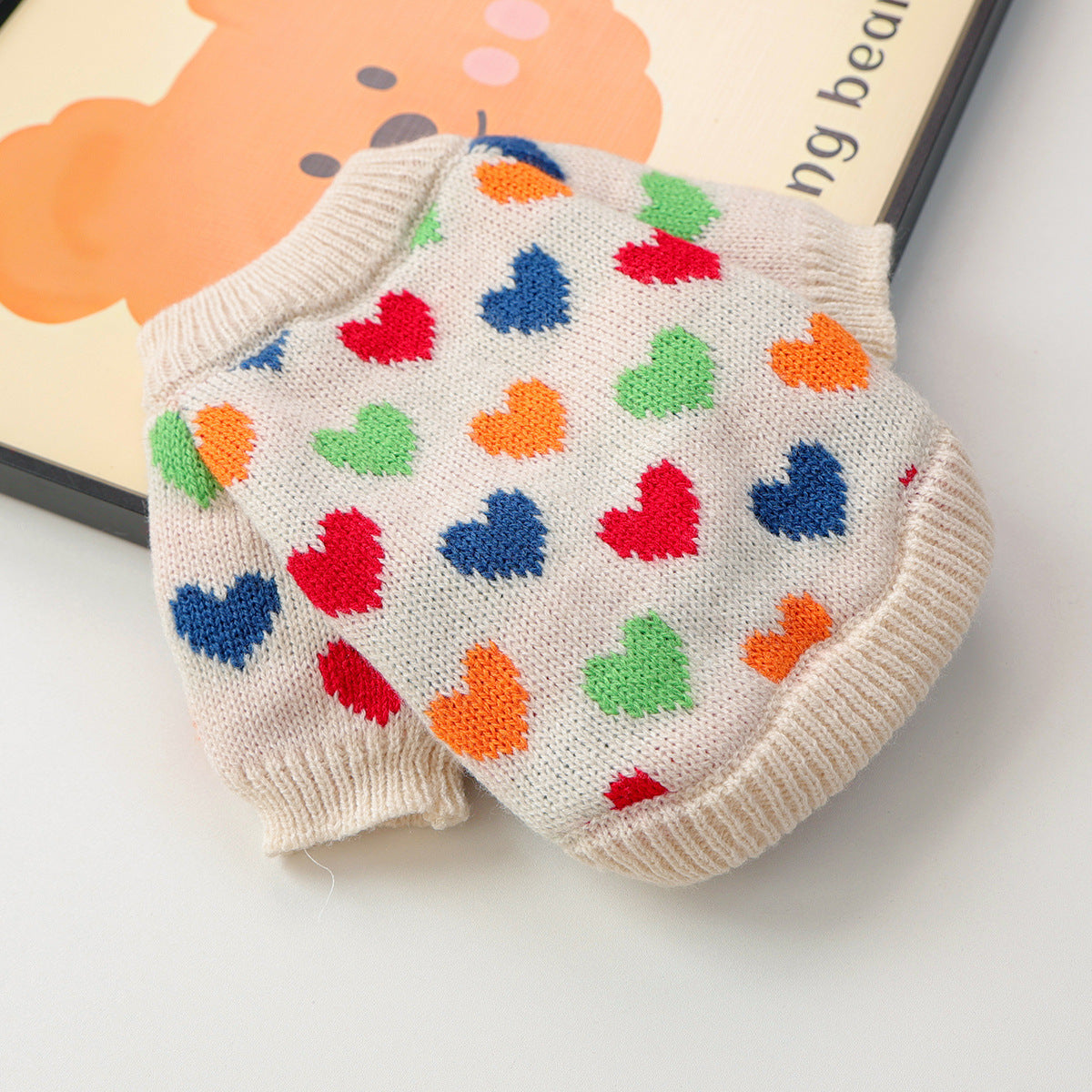 Spooky Pumpkin & Festive Knit Dog Sweater