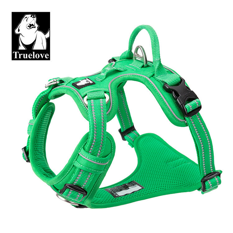 Truelove No-Pull Reflective Dog Harness – Breathable & Padded with Handle