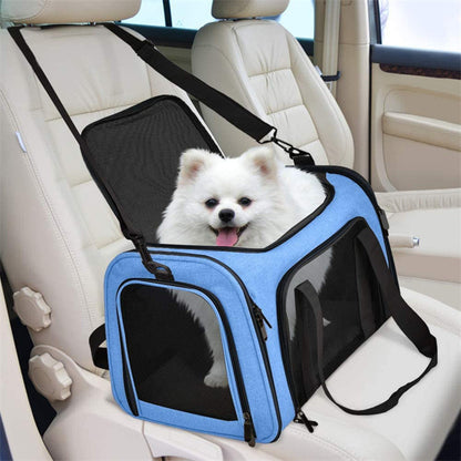 Expandable Breathable Pet Travel Backpack