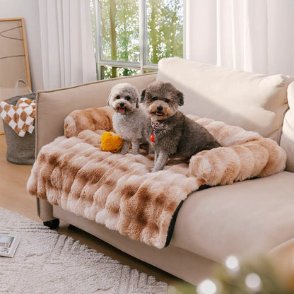 Ultra-Soft Calming Dog Couch Bed & Furniture Protector