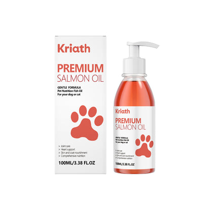 100% Pure Norwegian Salmon Oil for Dogs & Cats – Skin & Coat Supplement