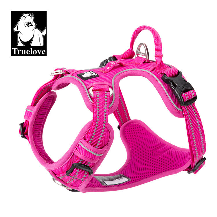 Truelove No-Pull Reflective Dog Harness – Breathable & Padded with Handle