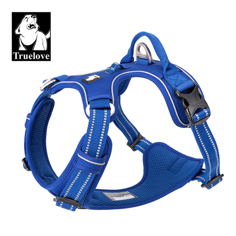 Truelove No-Pull Reflective Dog Harness – Breathable & Padded with Handle