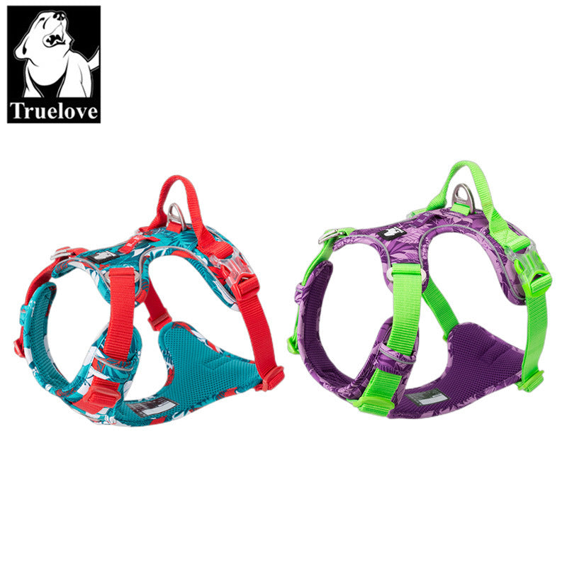 Truelove No-Pull Reflective Dog Harness – Breathable & Padded with Handle