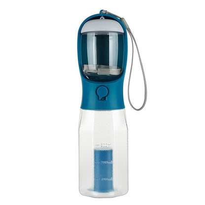 3-in-1 Portable Dog Water Bottle & Travel Dispenser