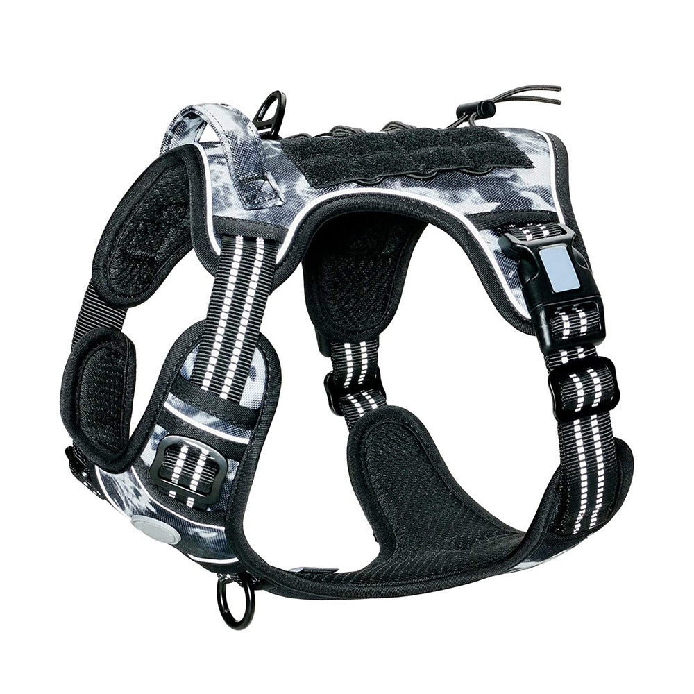 Heavy-Duty Tactical No-Pull Dog Harness with Control Handle