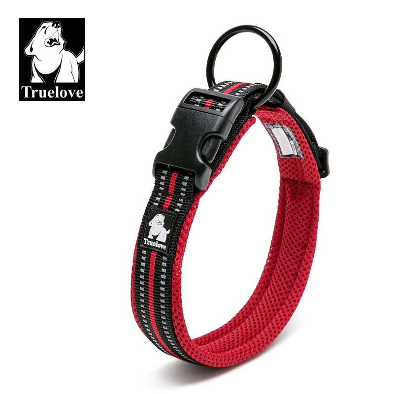 Truelove Soft Mesh Reflective Dog Collar – Breathable & Padded