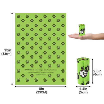 ThePetzStore™ Eco-Friendly Colorful Dog Poop Bags