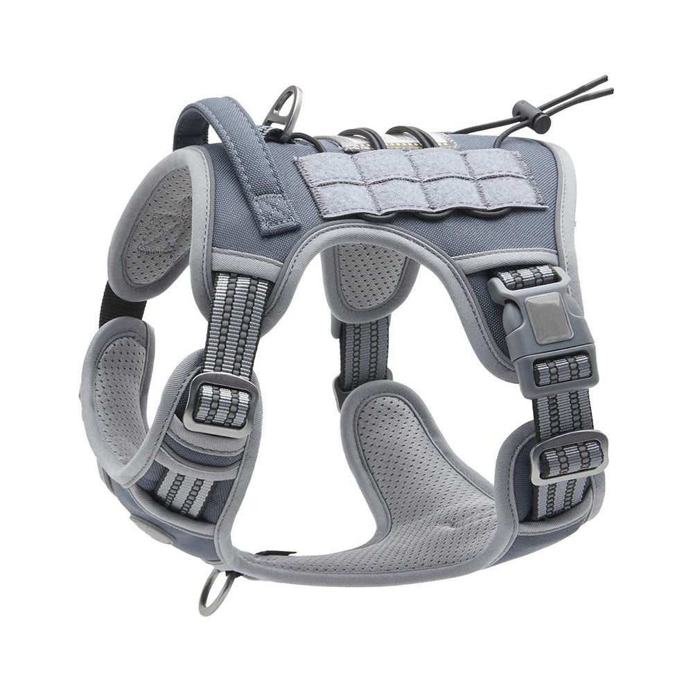 Heavy-Duty Tactical No-Pull Dog Harness with Control Handle