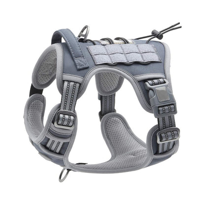 Heavy-Duty Tactical No-Pull Dog Harness with Control Handle