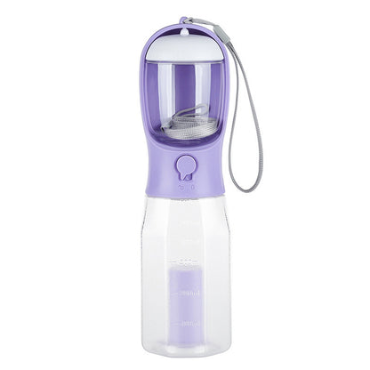 3-in-1 Portable Dog Water Bottle & Travel Dispenser