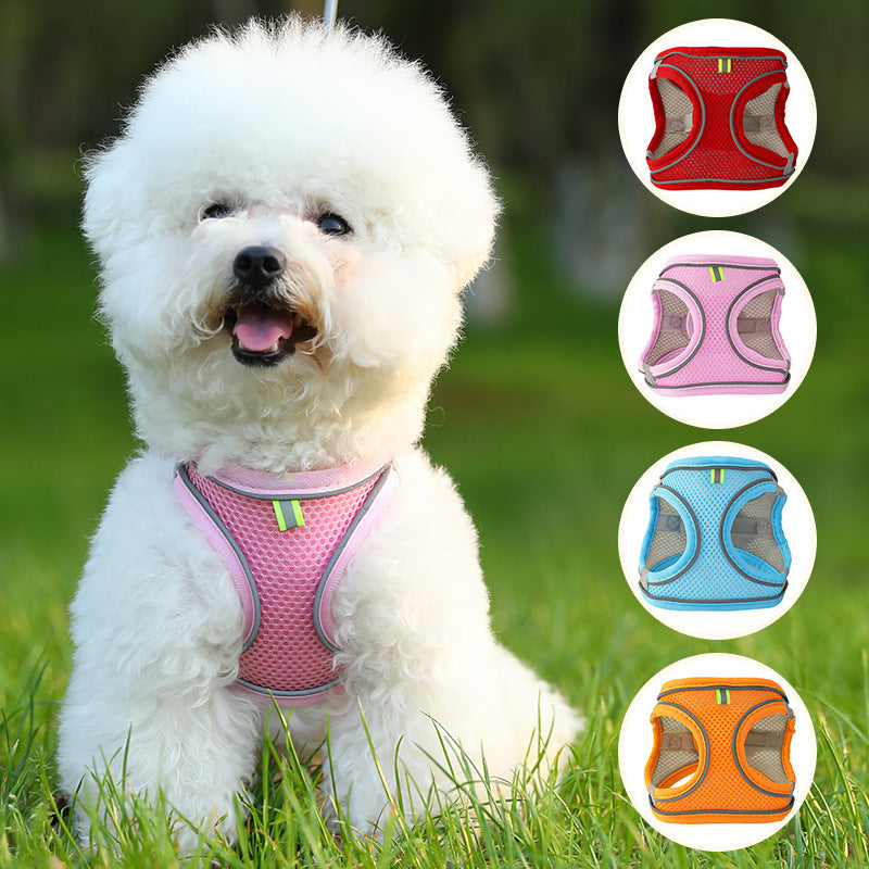 ThePetzStore™ Breathable Soft Mesh Harness & Leash Set