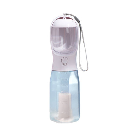 3-in-1 Portable Dog Water Bottle & Travel Dispenser