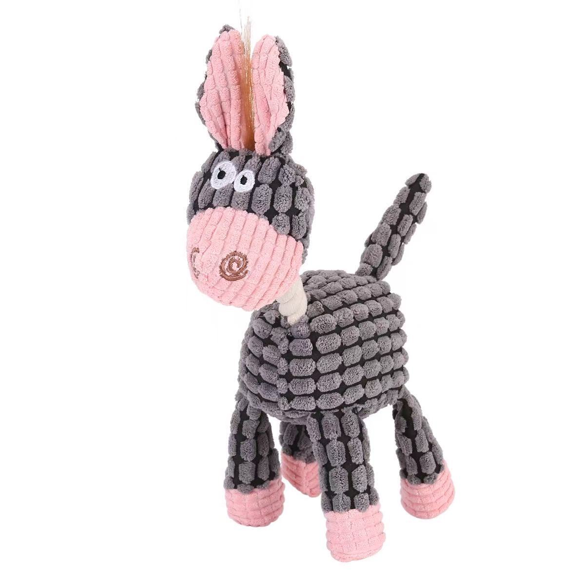 Interactive Cotton Rope Donkey Dog Toy