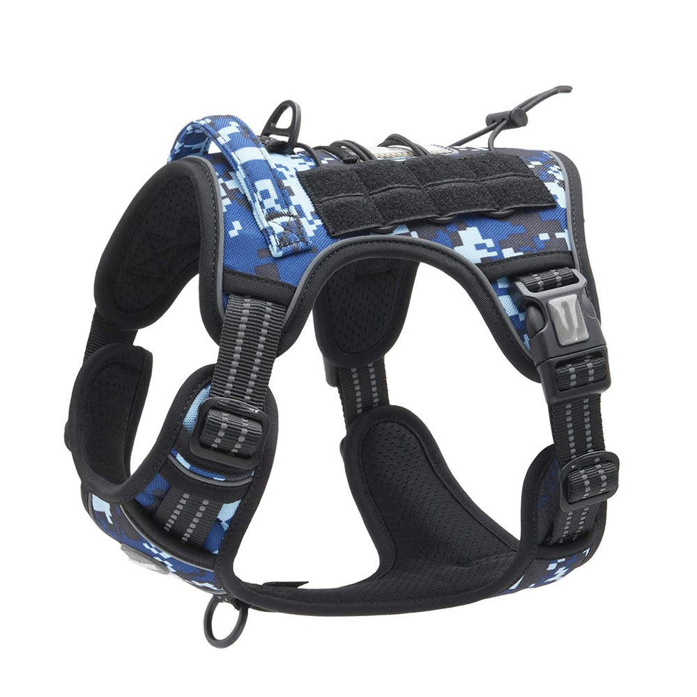 Heavy-Duty Tactical No-Pull Dog Harness with Control Handle