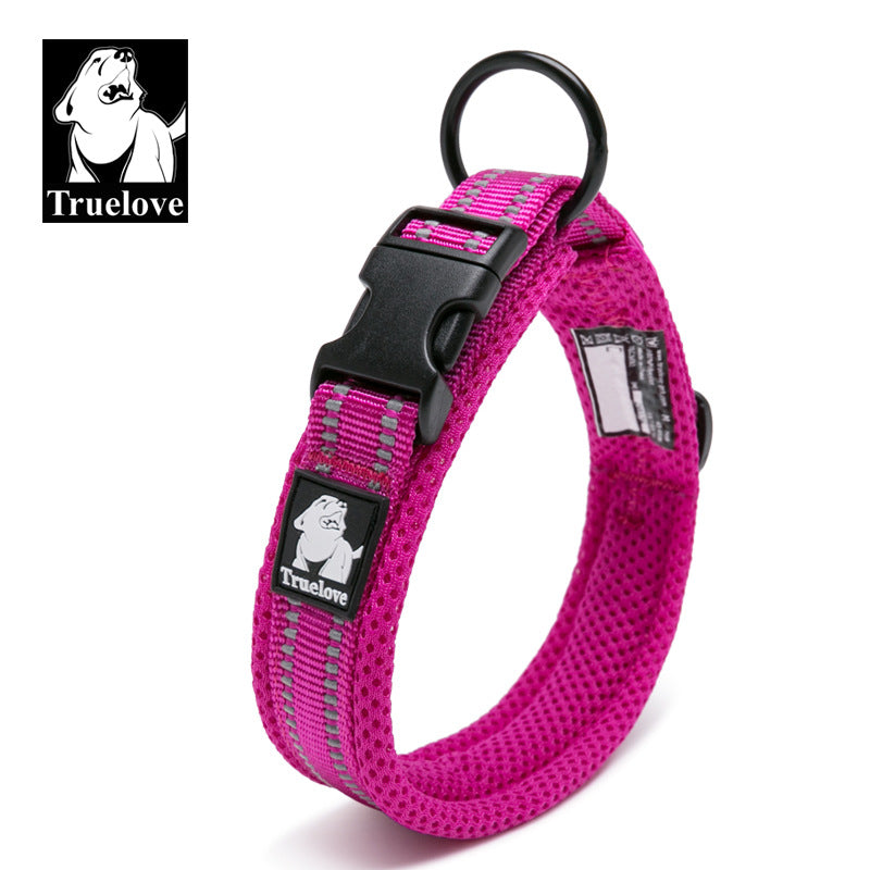 Truelove Soft Mesh Reflective Dog Collar – Breathable & Padded