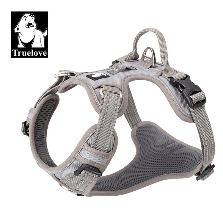 Truelove No-Pull Reflective Dog Harness – Breathable & Padded with Handle