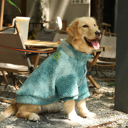 CozyCloud Ultra-Soft Sherpa Fleece Dog Sweater | Warm Winter Pullover