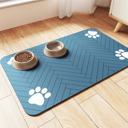 ThePetzStore™ Quick-Dry Diatomite Pet Feeding Mat